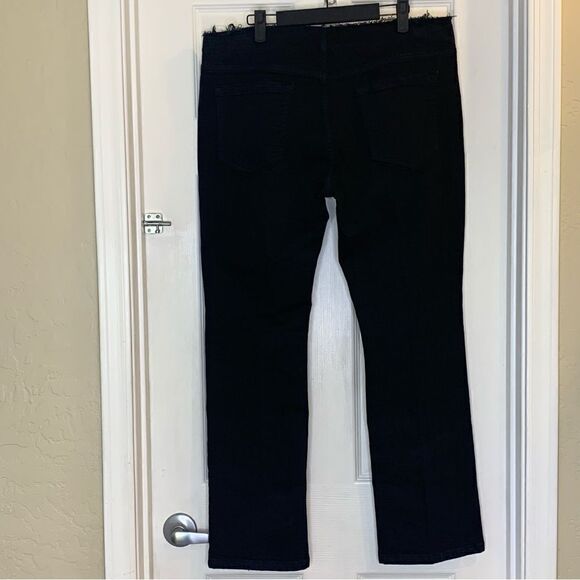 FRAME FILM NOIR CUT OFF WAIST MINI BOOT SLIT JEANS SiZE 32 - Picture 8 of 15